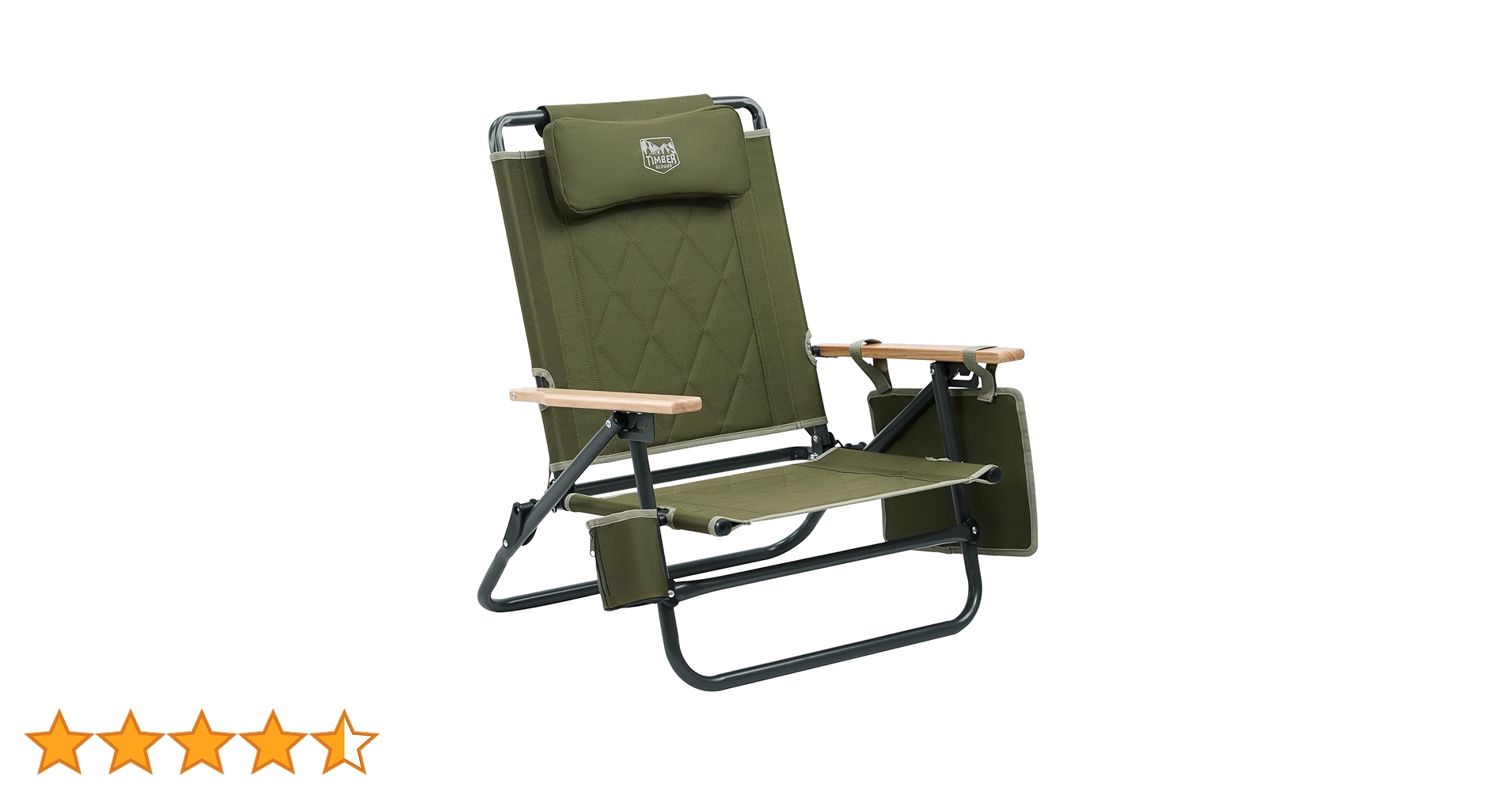 TIMBER RIDGE 折りたたみリクライニングチェア、リクライニング機能付き Amazon｜TIMBER RIDGE リクライニングチェア 折りたたみ 耐荷重